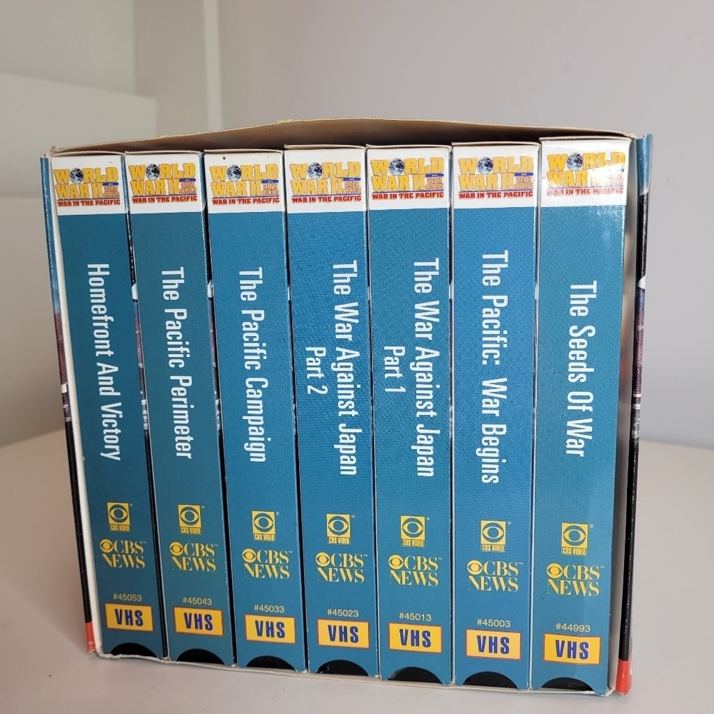 World War II with Walter Cronkite VHS Box Set 7 VHS Pack